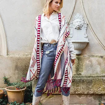 Greta Knit Poncho