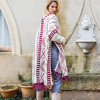 Greta Knit Poncho