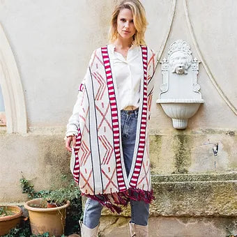 Greta Knit Poncho